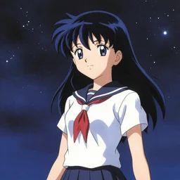 Lum from Urusei Yatsura, anime, aesthetic, space
