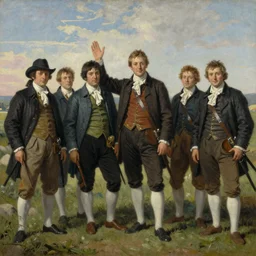 the future liberals want, hyper realistic, oil painting, mid 18th century