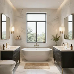 beautiful bathroom architecture