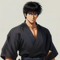 a portrait of kenshiro from the manga hokuto no ken, digital painting masterpiece, painted by joji morikawa, by osamu tezuka, by yukito kishiro, by ikuto yamashita, 4 k wallpaper, beautiful, gorgeous