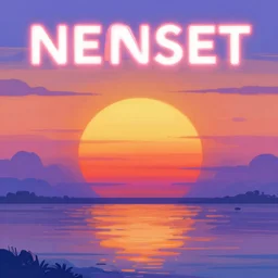 neon sunset album cover, cartoon digital painting, detailed, beautiful brush stroke rendering, by beeple, by hayao miyazaki, by takashi murakami, by masahiro ito, 4 k wallpaper