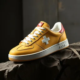 sneaker inspired by swiss cheese