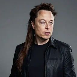 a professional digital art of elon musk as an anime girl, elon musk gender - bender, elon musk as anime girl, highly detailed, sharp focus, illustration, concept art
