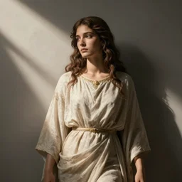 professional studio photography of female jesus