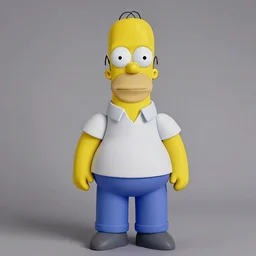 homer simpson in real life, photorealism, studio shot