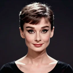 audrey hepburn is the joker, detailed character concept art by tim doyle