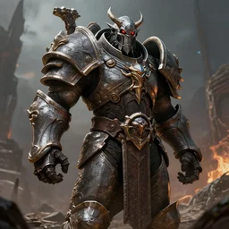 juggernaut armor, highly detailed, diablo, world of warcraft, elder scrolls online, digital art, fantasy apocalypse, 4 k,