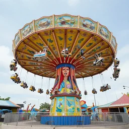 huge mega gigantic fair ride, megalophobia