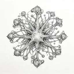 Masterpiece neural network tattoo design, line art, intricate, extremely detailed