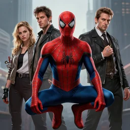 concept art, marvel knights spider man, realistic shaded lighting poster by ilya kuvshinov, magali villeneuve, artgerm, jeremy lipkin and michael garmash and rob rey