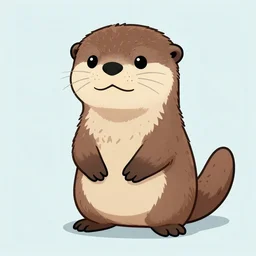 anthropomorphic furry otter, cartoony, artstation, furraffinity