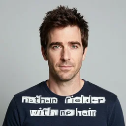 “ nathan fielder with no hair ”
