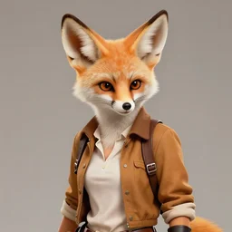 beautiful portrait of a female anthropomorphic furry fennec fox fursona cosplaying as indiana jones. character art by stanley artgerm lau, wlop, rossdraws, james jean, andrei riabovitchev, marc simonetti, and sakimichan, trending on artstation