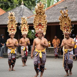 balinese men wearing the udeng, pinterest