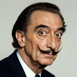portrait of Salvador Dali in the style of Takato Yamamoto