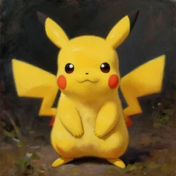 oil painting of beautiful pikachu contemplating, art by anders zorn, wonderful masterpiece by greg rutkowski, beautiful cinematic light, american romanticism by greg manchess, creation by tyler edlin