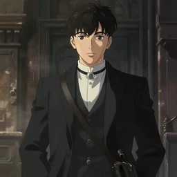 Peaky Blinders by Makoto Shinkai, anime key visual, dark moody lighting, smoky atmosphere, gritty Edwardian background, highly detailed, accurate faces