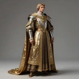 concept art of a male nobles clothes in the renaissance. lightly armored. extravagant. extremely lavish. flowing silk. fantasy. 8 k. volumetric lighting. octane render. trending on artstation