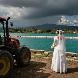 🏊♂🚜🎧🇲🇪👰♀ in the style of voyeuristic photography