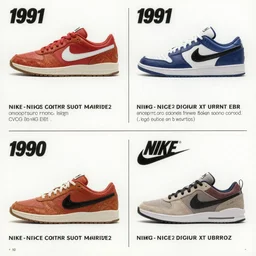 1991 Nike catalogue pages