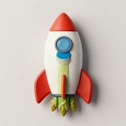 rocket shaped like asparagus