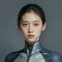 portrait of an ai, sci-fi, futuristic, highly detailed, digital painting, artstation, concept art, smooth, sharp focus, by Henri Matisse