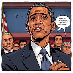 obama in stan lee comic