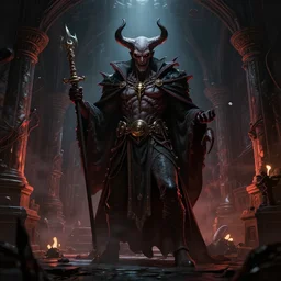 a villainous evil lair, digital art, trending on artstation