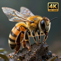God as a bee , realistic 4k octane beautifully detailed render, 4k post-processing, highly detailed, intricate complexity, epic composition, magical atmosphere, cinematic, hyper realistic, lighting, masterpiece, ultra hd