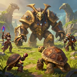 mount epic vicious war turtle screenshot world of warcraft mounts worldboss borberland comics by jesper ejsing art and by feng zhu alena aenami artworks in 4 k beeple, by thomas kinkade heartstone overwatch blizzard 3 d rtx hdr