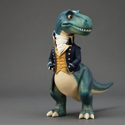 barney dinosaur as napoleon bonaparte