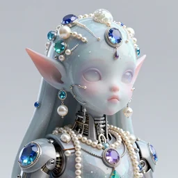 maximalist detailed gemstone golem portrait by adoryanti, machine. delusions, holosomnia, electrixbunny, rendered in discodiffusion. decorated with pearls and gems, behance hd by jesper ejsing, by rhads, makoto shinkai, ilya kuvshinov, rossdraws global illumination ray tracing hdr radiating a glowing aura