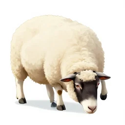 starving sheep