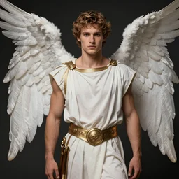 tyler posey as an angel with greek-clothes, detailed digital art, 4k, HD, trending on artstation