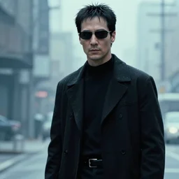 film still of Sung Kang as neo in The Matrix (1999)