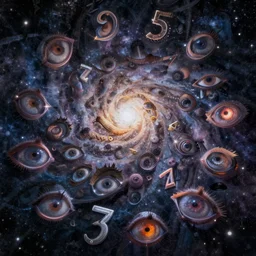 galaxy dead eyes many eyes countless endless thousand numeral