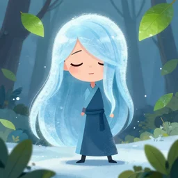 icy soloist animation digitalart communion leaf