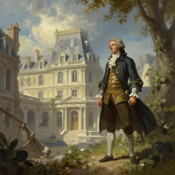 18th century paris, a fantasy digital painting by Greg Rutkowski and James Gurney, trending on Artstation, highly detailed