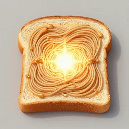 symmetry!! indome noodles on peanut butter toast itachi, glowing lights!! intricate, elegant, highly detailed, digital painting, artstation, concept art, smooth, sharp focus, illustration, art by artgerm and greg rutkowski and alphonse mucha