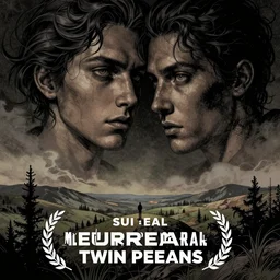 Surreal Twin Peaks comic artwork by Anato Finnstark