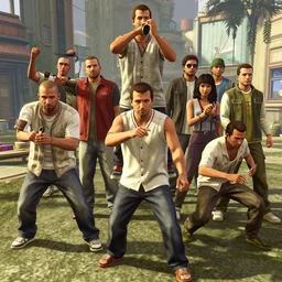 highly detailed little boxers in action, in gta v, stephen bliss, unreal engine, fantasy art by greg rutkowski, loish, rhads, ferdinand knab, makoto shinkai and lois van baarle, ilya kuvshinov, rossdraws, tom bagshaw, global illumination, radiant light, detailed and intricate environment