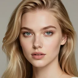 a beautiful blonde female photo, professionally retouched, soft lighting, in a photography studio, realistic, smooth face, perfect eyes, wide angle, sharp focus on eyes, 8 k high definition, insanely detailed, intricate, elegant, art by artgerm and wlop