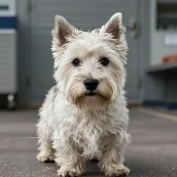 film still of anthropomorphic anthropomorphic westie as cooper in interstellar, 4 k