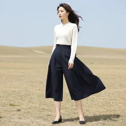 wind blown culottes