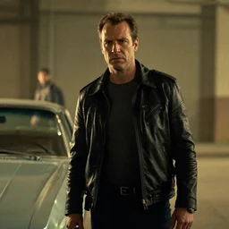 film still blade runner with officer Deckard played by Viktor Orban