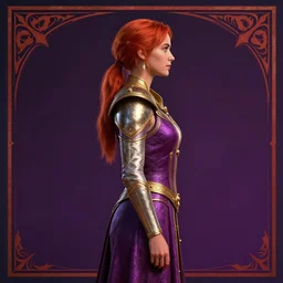 side - profile medium shot portrait, imogen poots paladin, key lighting, smooth, gaudy colors, unreal engine render, art nouveau, octane render aesthetic, gloomhaven, dota, arcane matte painting concept art, official fanart behance hd artstation by james gilleard, jesper ejsing, lois van baarle, ilya kuvshinov
