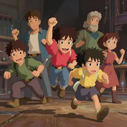 game comands, press x to jump and y to run, studio ghibli, pixar and disney animation, sharp, rendered in unreal engine 5, highly detailed, digital painting, artstation, concept art, smooth, sharp focus, illustration, wide angle, artbook, wallpaper, splash art, promo art, dramatic lighting, art by artgerm and greg rutkowski and bo chen and jin xiaodi