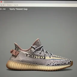 a leaked screenshot of YeezyxGap's 2055 campaign