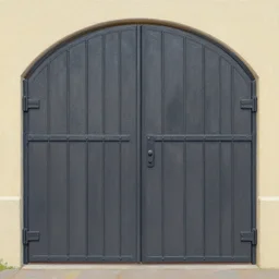 iron arc gate door texture, cartoon art style, oil painting, 2 d texture