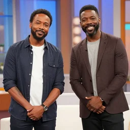 danny pudi and donald glover in the morning tv show